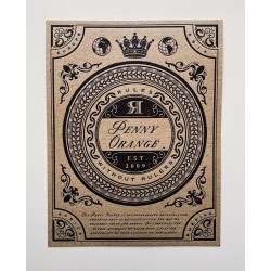 Penny Orange 25up by Rebel Money